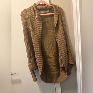 Zara Knit Cardigan Sweater - Brown
